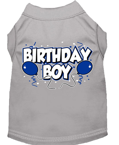 Pet Dog & Cat Shirt Screen Printed, "Birthday Boy"