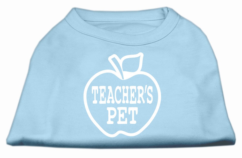 Pet Dog & Cat Shirt Screen Printed, "Teacher's Pet"