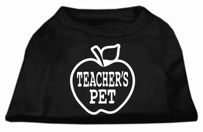 Pet Dog & Cat Shirt Screen Printed, "Teacher's Pet"