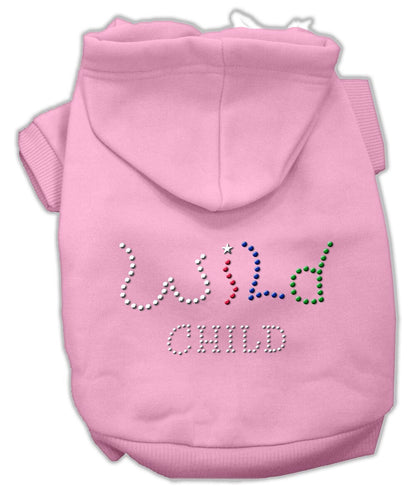 Pet, Dog & Cat Hoodie Rhinestone, "Wild Child"