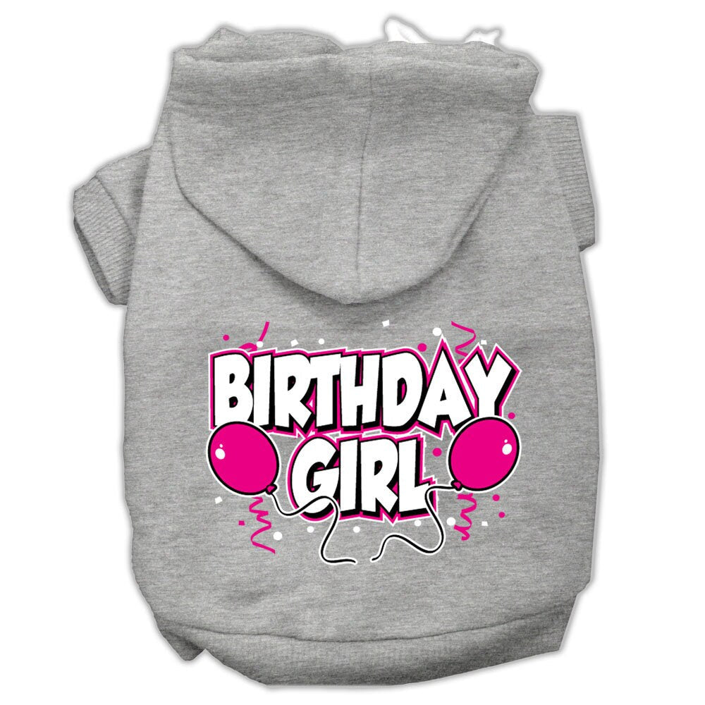 Pet, Dog & Cat Hoodie Screen Printed, "Birthday Girl"