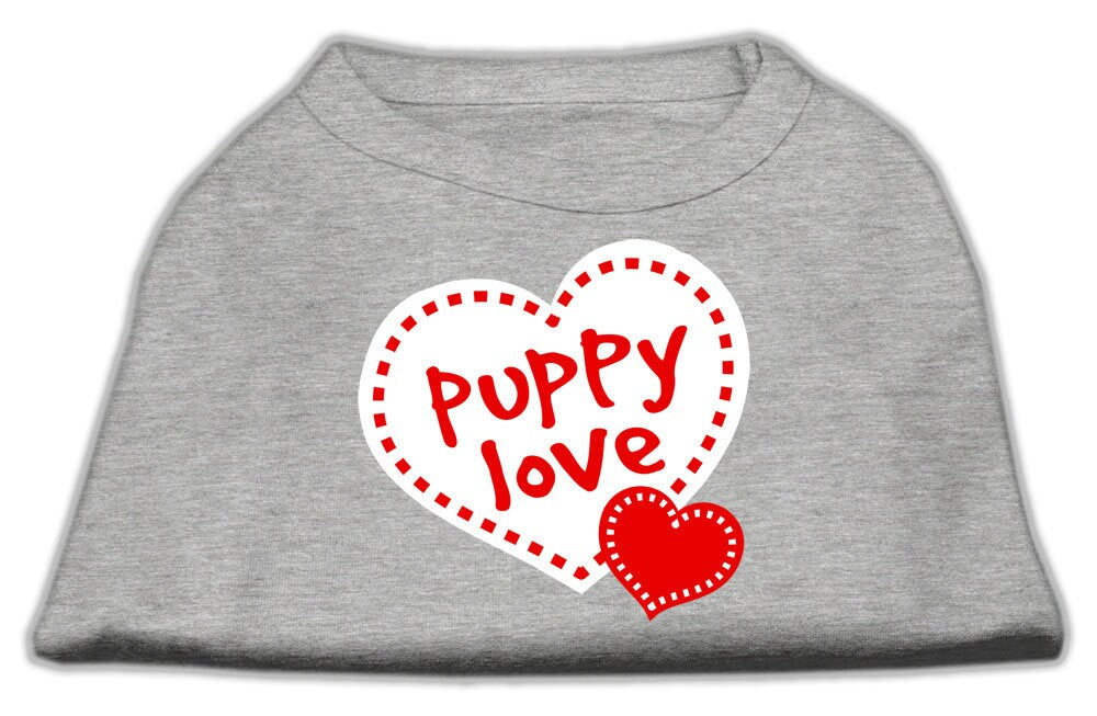 Pet Dog & Cat Shirt Screen Printed, "Puppy Love"