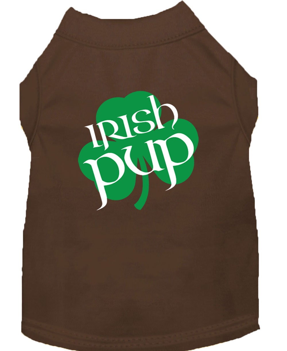 Pet Dog & Cat Shirt Screen Printed, "Irish Pup"