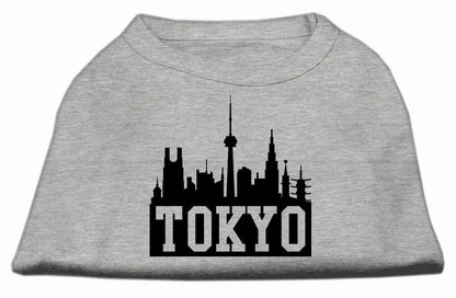 Pet Dog & Cat Shirt Screen Printed, "Tokyo Skyline"