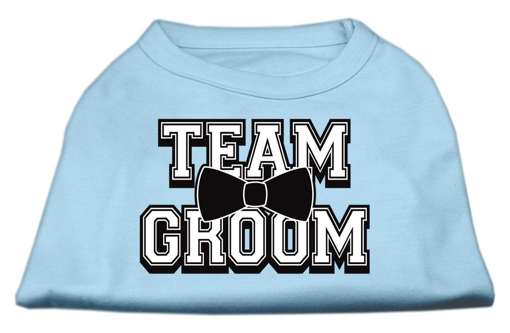 Pet Dog & Cat Shirt Screen Printed, "Team Groom"