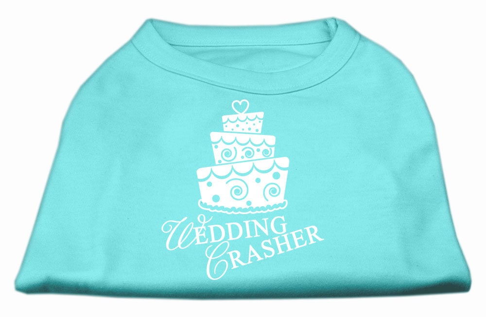 Pet Dog & Cat Shirt Screen Printed, "Wedding Crasher"