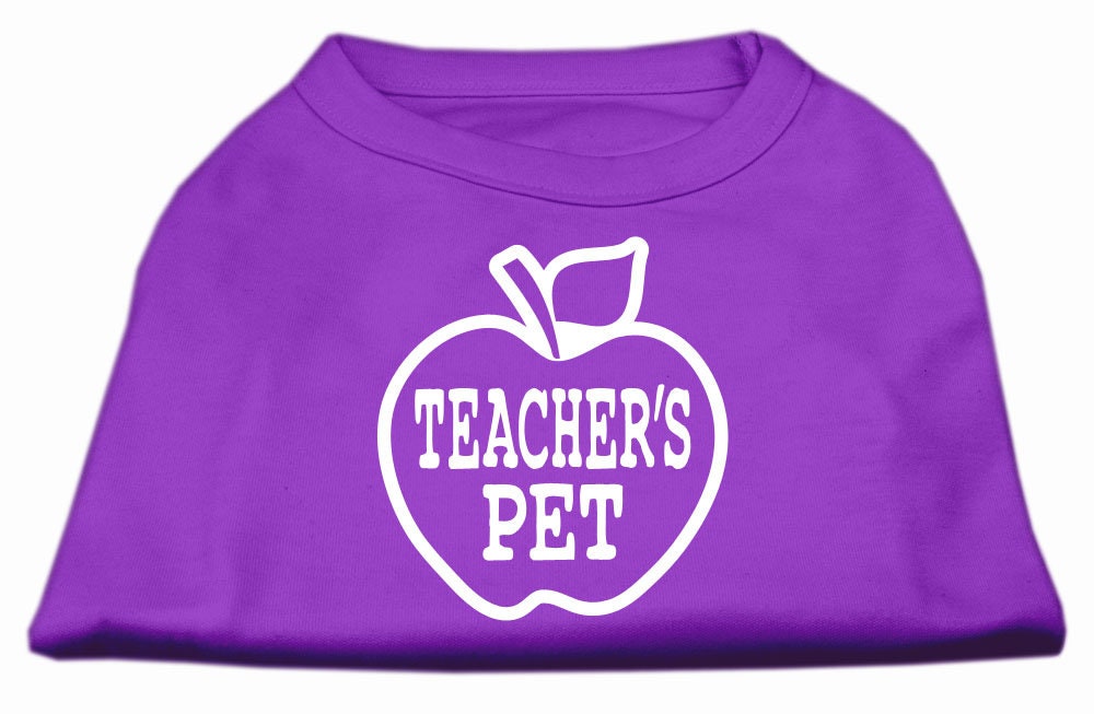 Pet Dog & Cat Shirt Screen Printed, "Teacher's Pet"