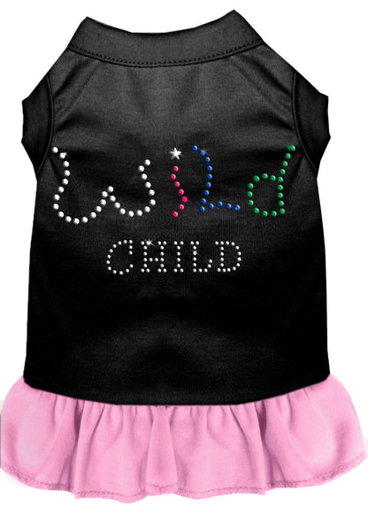 Pet Dog & Cat Dress Rhinestone, "Wild Child"