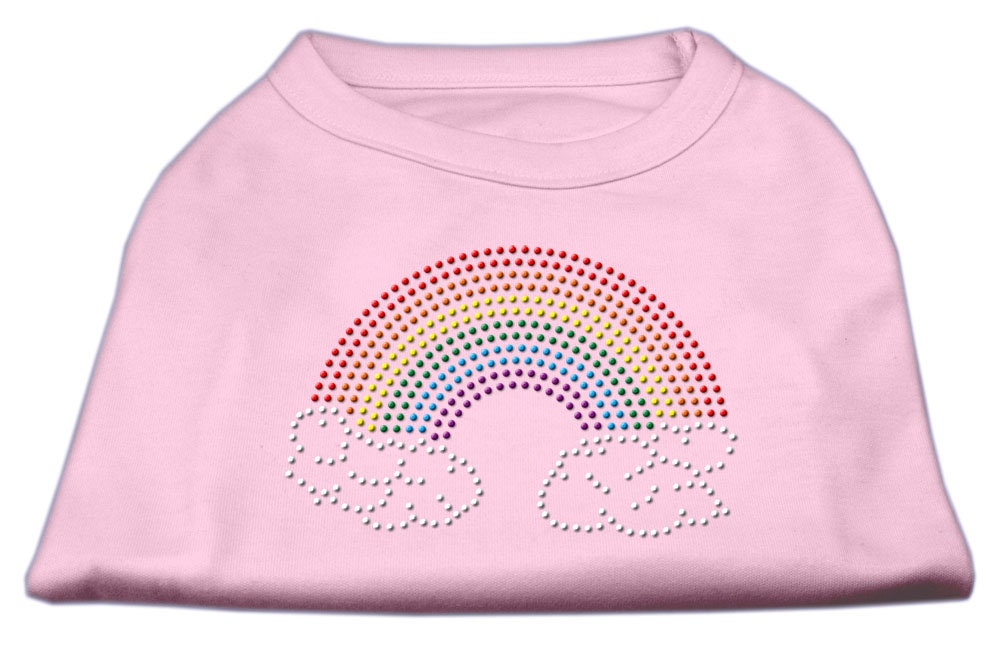 Pet Dog & Cat Shirt Rhinestone, "Rainbow"