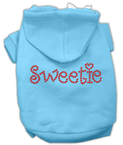 Pet, Dog & Cat Hoodie Rhinestone, "Sweetie"