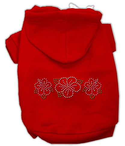 Pet, Dog & Cat Hoodie Rhinestone, "Tropical Flower"