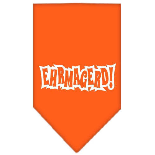 Pet and Dog Bandana Screen Printed, "Ehrmagerd!"