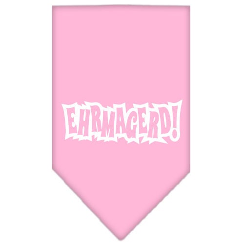 Pet and Dog Bandana Screen Printed, "Ehrmagerd!"