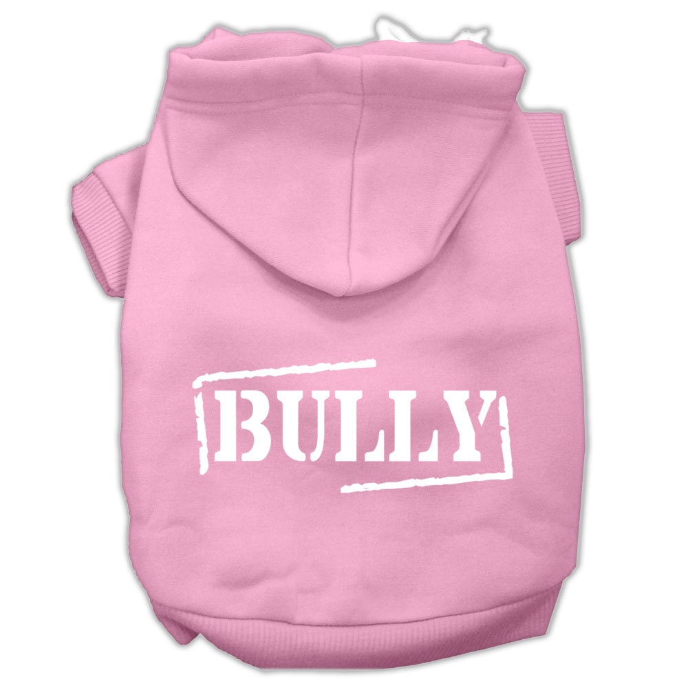 Pet, Dog & Cat Hoodie Screen Printed, "Bully"