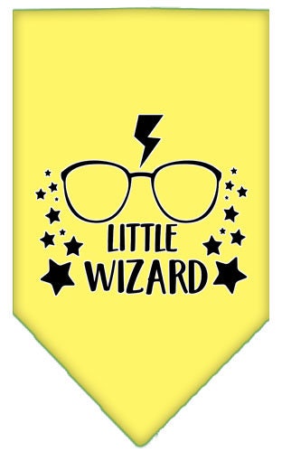 Pet and Dog Bandana Screen Printed, "Little Wizard"