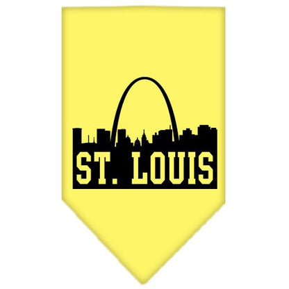 Pet and Dog Bandana Screen Printed, "St. Louis Skyline"