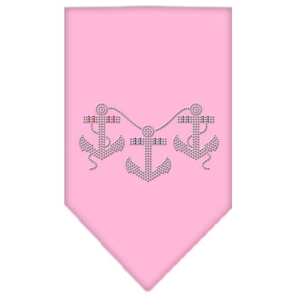 Pet and Dog Bandana Rhinestone, "Anchors"