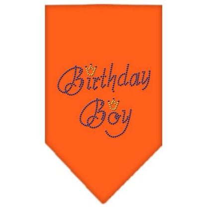 Pet and Dog Bandana Rhinestone, "Birthday Boy"