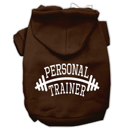 Pet, Dog & Cat Hoodie Screen Printed, "Personal Trainer"