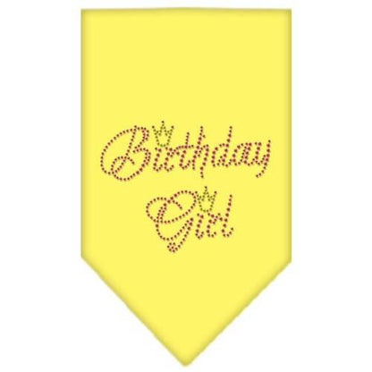 Pet and Dog Bandana Rhinestone, "Birthday Girl"