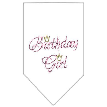 Pet and Dog Bandana Rhinestone, "Birthday Girl"