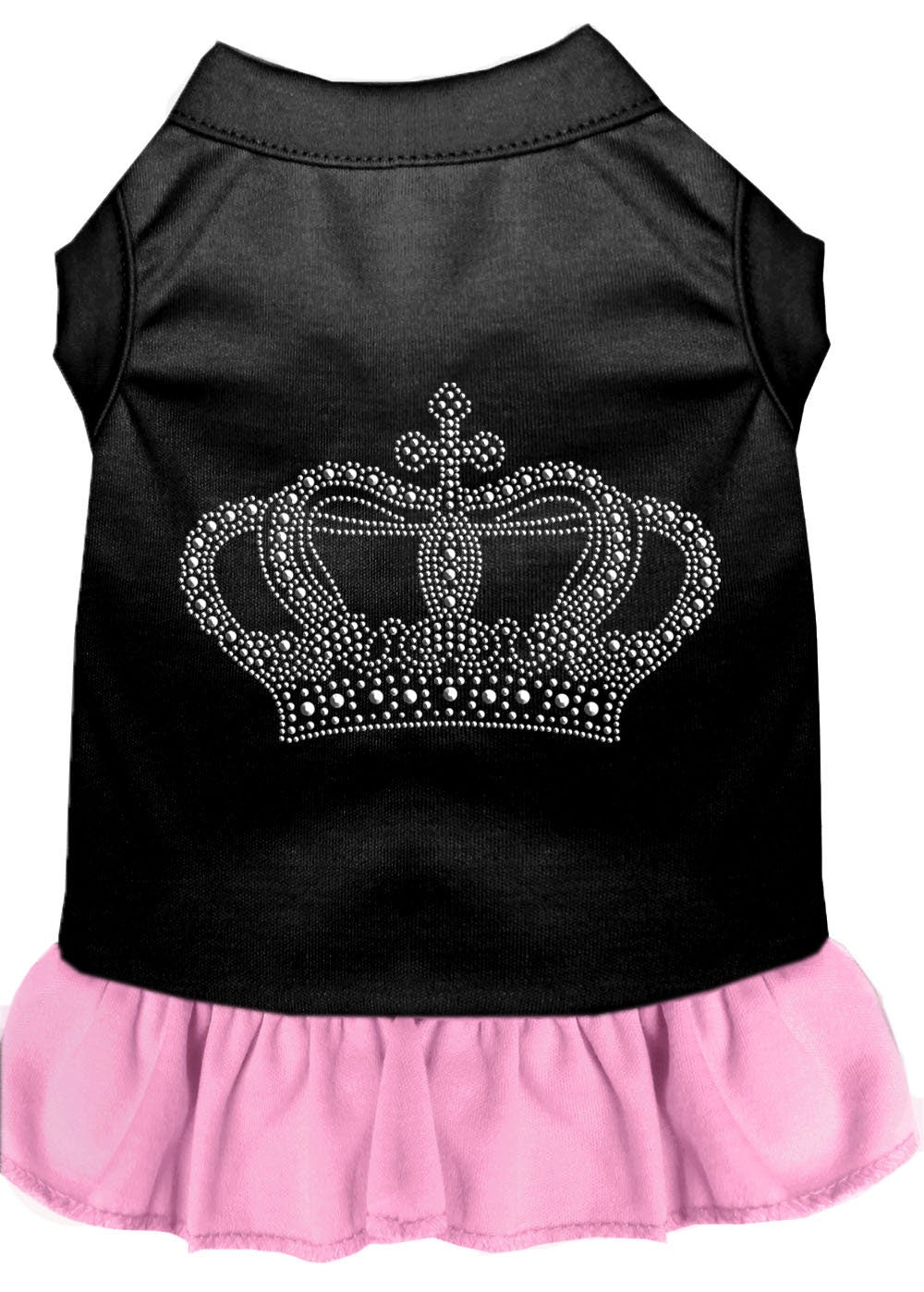 Pet Dog & Cat Dress Rhinestone, "Crown"