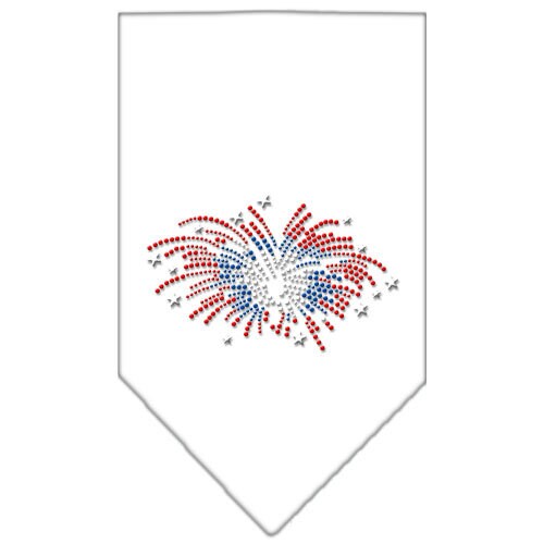 Pet and Dog Bandana Rhinestone, "Fireworks"