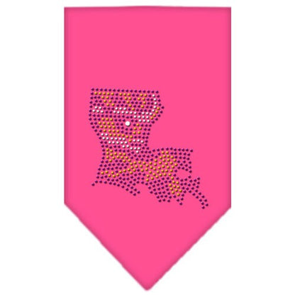 Pet and Dog Bandana Rhinestone, "Louisiana"