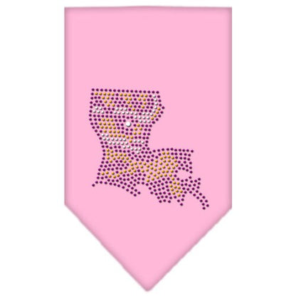 Pet and Dog Bandana Rhinestone, "Louisiana"