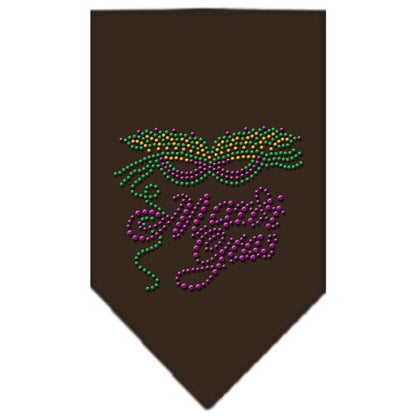 Pet and Dog Bandana, Rhinestone, "Mardi Gras"