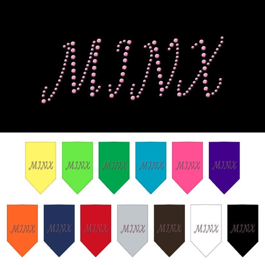 Pet and Dog Bandana Rhinestone, "Minx"