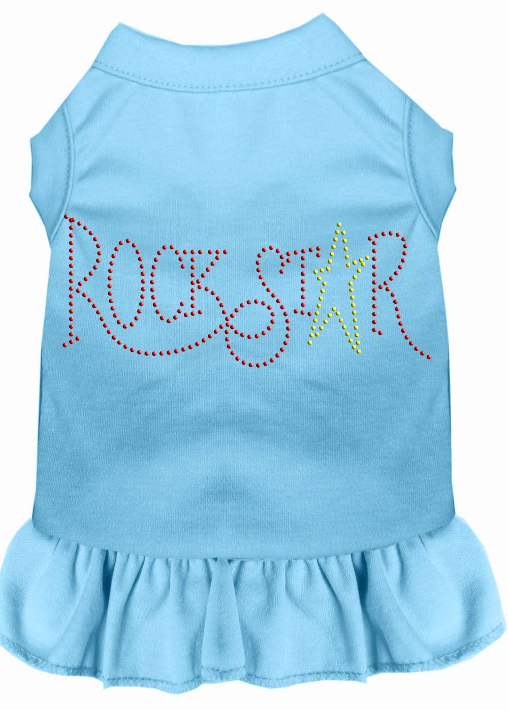 Pet Dog & Cat Dress Rhinestone, "RockStar"