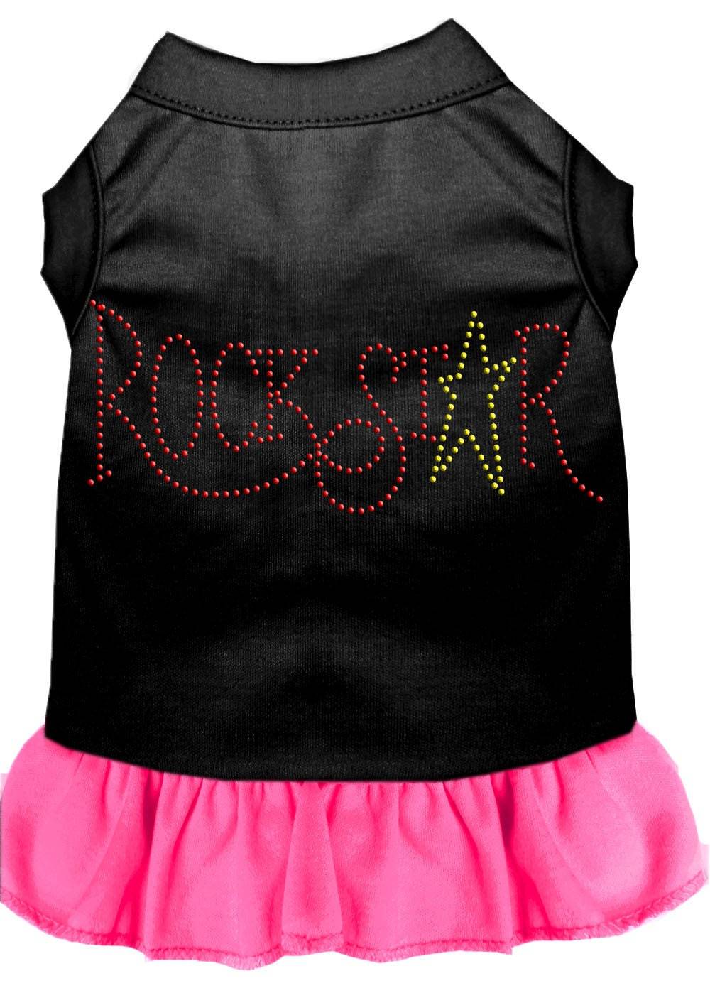 Pet Dog & Cat Dress Rhinestone, "RockStar"