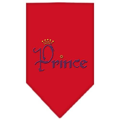 Pet and Dog Bandana Rhinestone, "Prince"