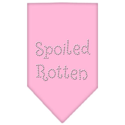 Pet and Dog Bandana Rhinestone, "Spoiled Rotten"