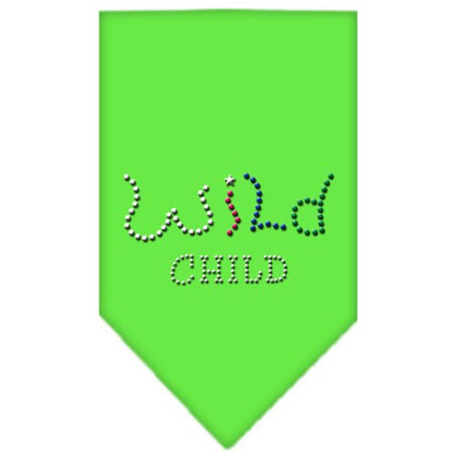 Pet and Dog Bandana Rhinestone, "Wild Child"