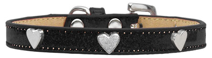 Dog, Puppy & Pet Widget Ice Cream Collar, "Silver Heart"