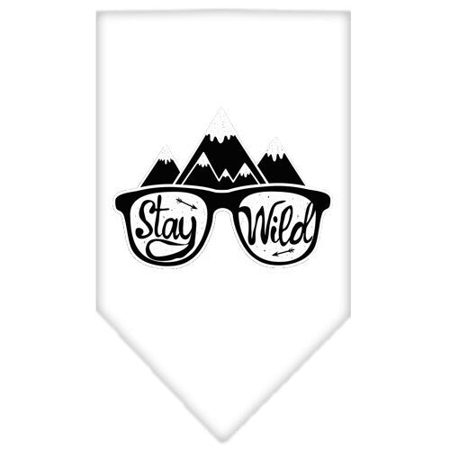 Dog Bandana Screen Printed, "Stay Wild"