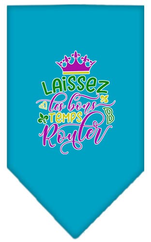 Pet and Dog Bandana Screen Printed, "Laissez Les Bons Temps Rouler"