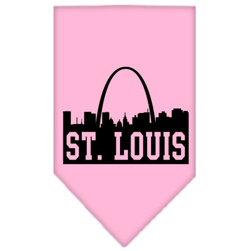 Pet and Dog Bandana Screen Printed, "St. Louis Skyline"