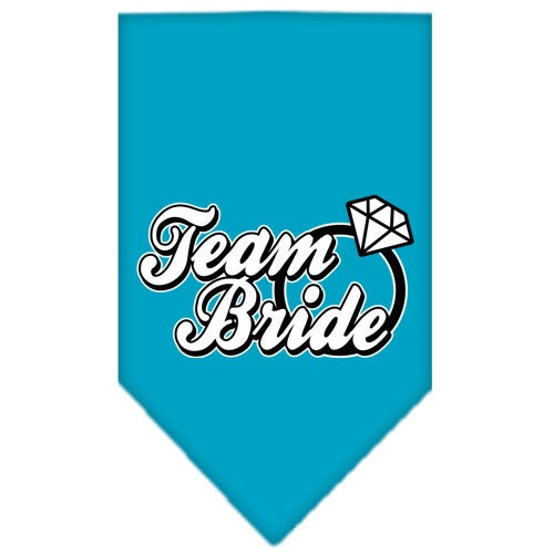 Pet and Dog Bandana Screen Printed, "Team Bride"