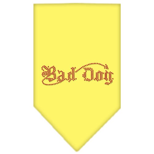 Pet and Dog Bandana Rhinestone, "Bad Dog"