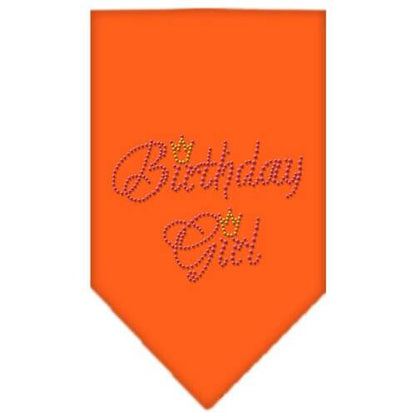 Pet and Dog Bandana Rhinestone, "Birthday Girl"