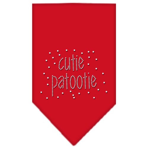 Pet and Dog Bandana Rhinestone, "Cutie Patootie"