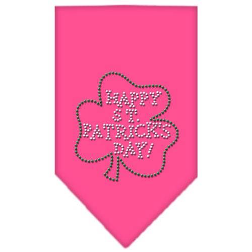 Pet and Dog Bandana Rhinestone, "Happy St. Patrick's Day"