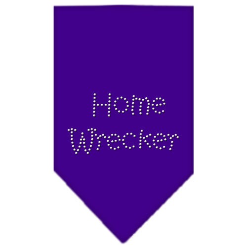 Pet and Dog Bandana Rhinestone, "Home Wrecker"