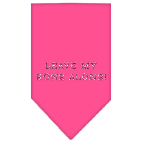 Pet and Dog Bandana Rhinestone, "Leave My Bone Alone"