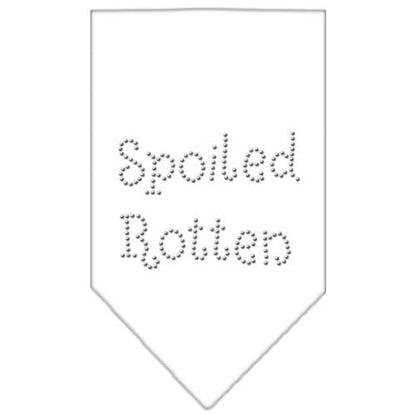 Pet and Dog Bandana Rhinestone, "Spoiled Rotten"