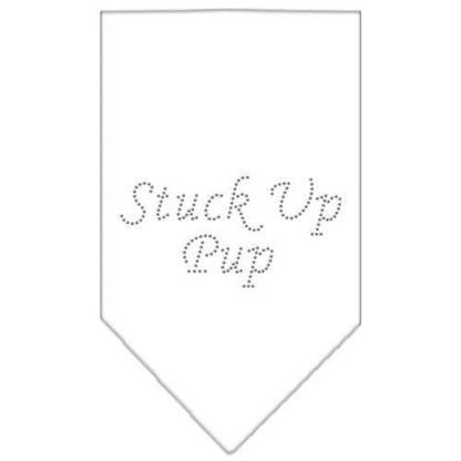 Pet and Dog Bandana Rhinestone, "Stuck Up Pup"