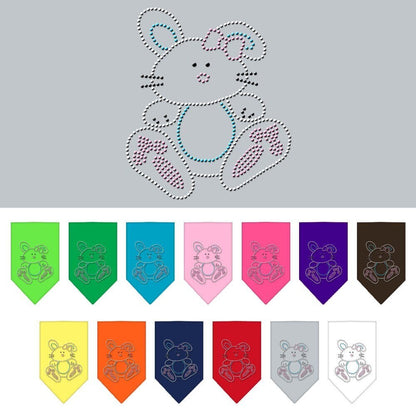 Pet and Dog Bandana  Rhinestone, "Bunny"